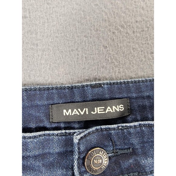 Mavi Jake Slim Leg Jeans Mens 33x32 Blue Stretch Denim Medium Wash Tapered - Picture 9 of 15